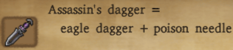 Assassin's Dagger Alchemy Recipe